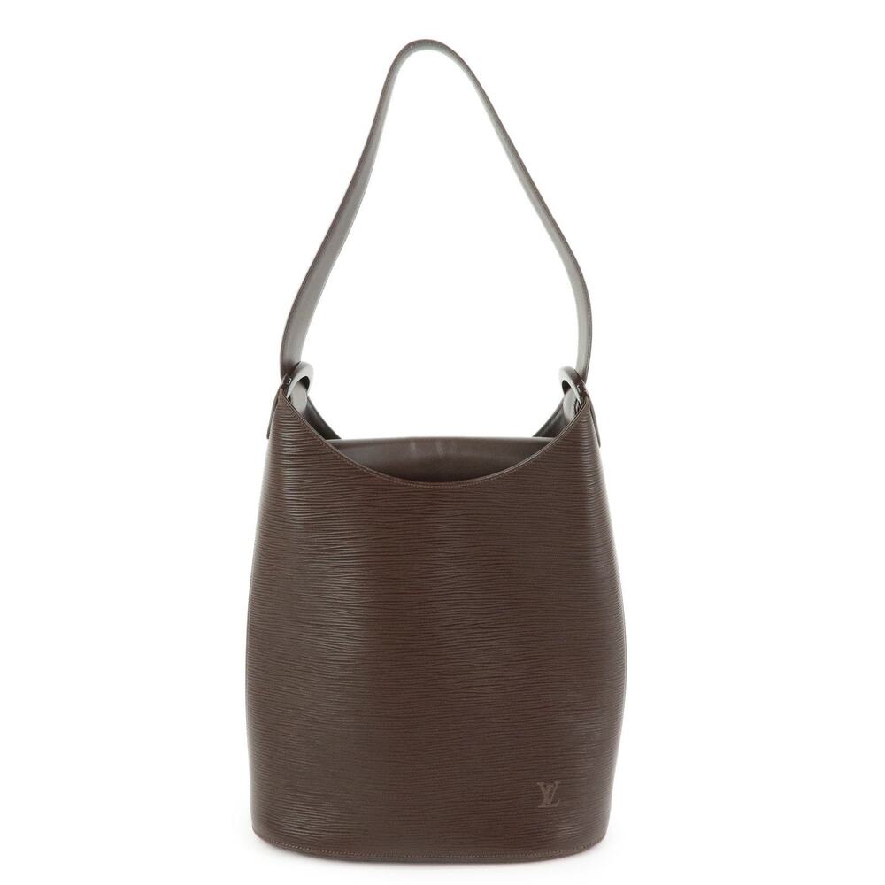 Louis Vuitton Epi Leather Verso Shoulder Bag Brown